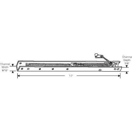 Strybuc 17in Window Channel Balance 60-161